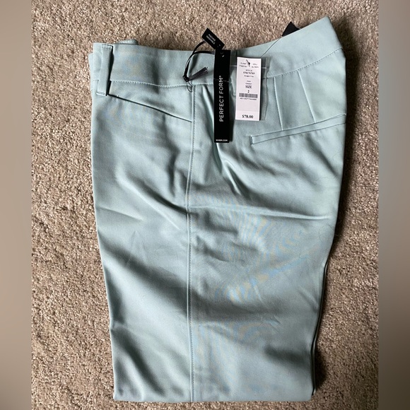 White House Black Market Perfect Form Straight Crop Tailored Work Pant (size 2) - Picture 3 of 5